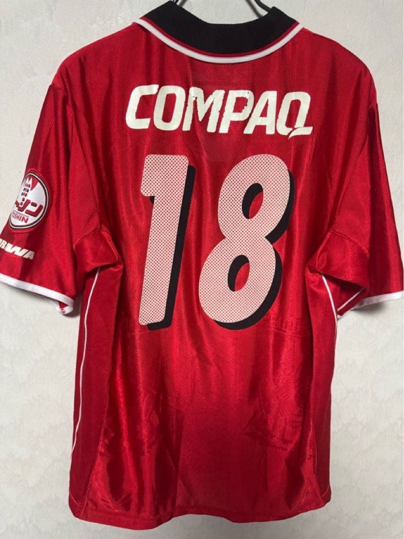 浦和レッズ 01-02 ユニフォーム PUMA XOサイズ 18 永井 雄一郎