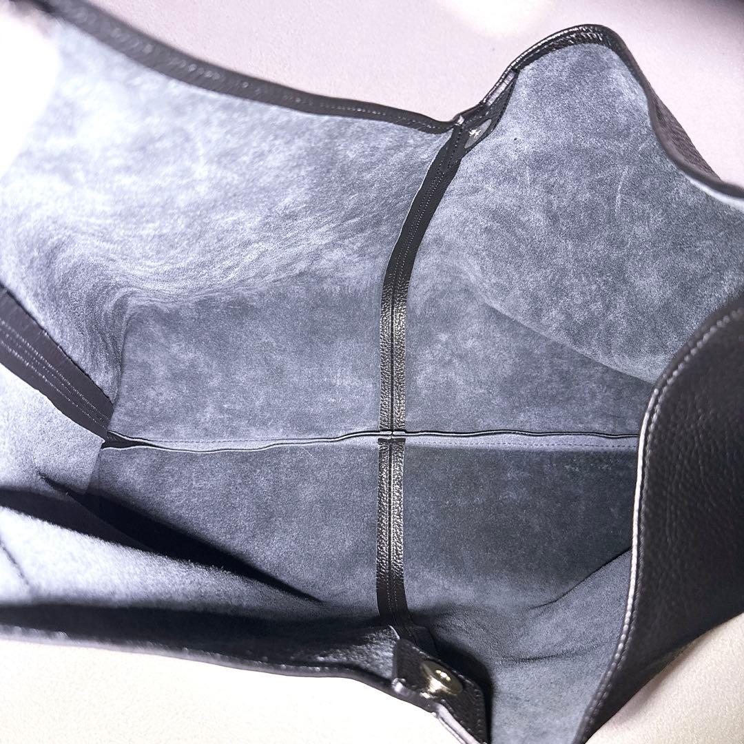 完売品【未使用】オウレンティ ポーチ付きトートバッグ 3way A4 黒 シボ革