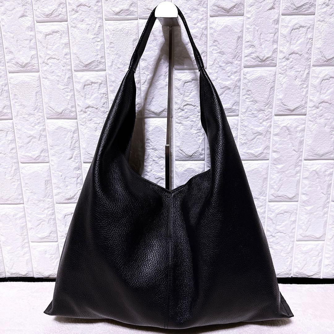 完売品【未使用】オウレンティ ポーチ付きトートバッグ 3way A4 黒 シボ革