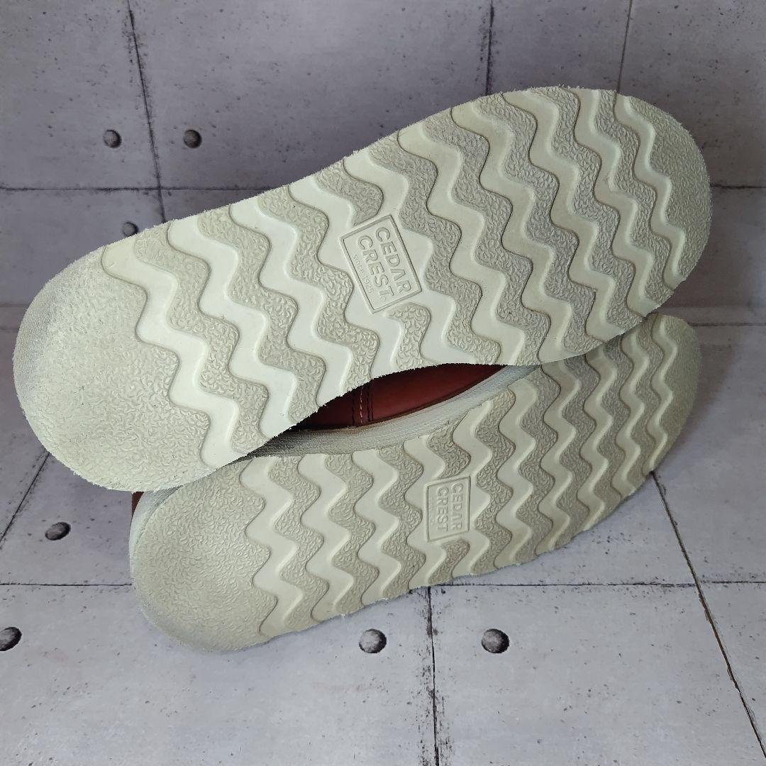 【新品同様】 セダークレスト 本革 26 アイリッシュセッター風 赤茶 ブーツ