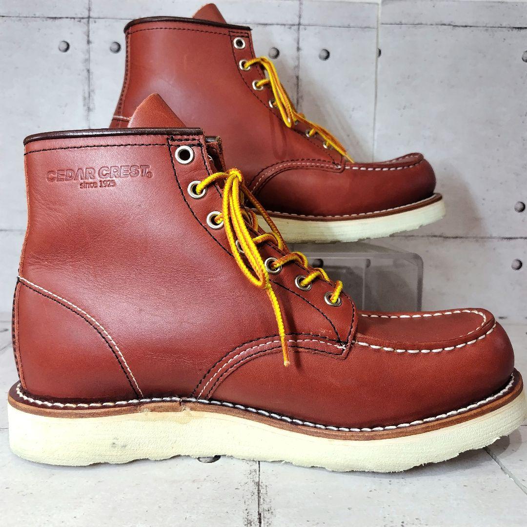 【新品同様】 セダークレスト 本革 26 アイリッシュセッター風 赤茶 ブーツ