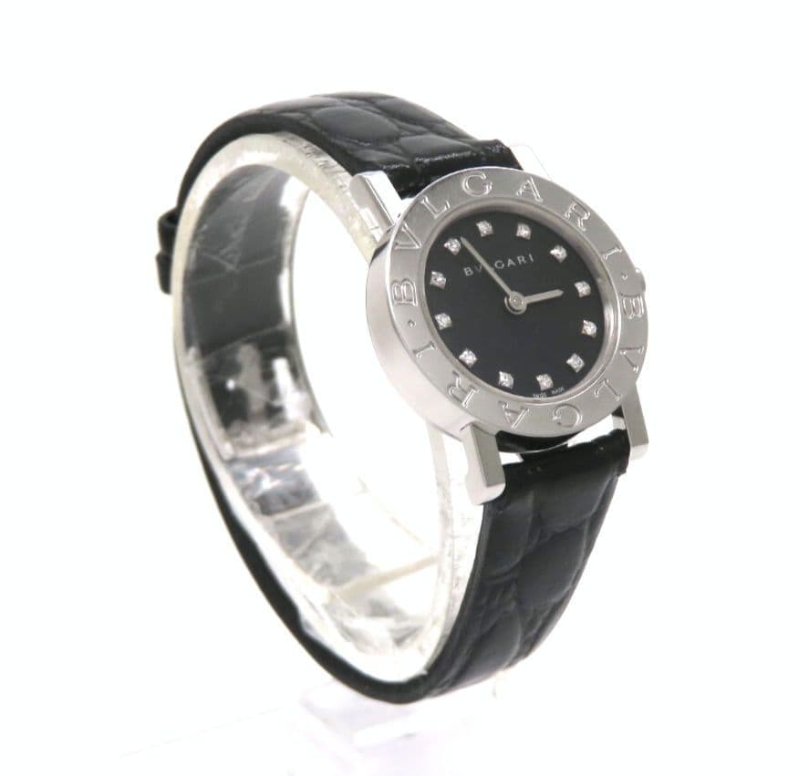 【BB23SL】BVLGARI ‘ブルガリ 時計‘ 12Pダイヤモンド☆極美品☆