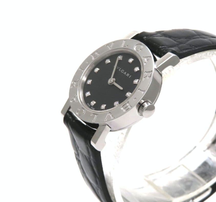 【BB23SL】BVLGARI ‘ブルガリ 時計‘ 12Pダイヤモンド☆極美品☆