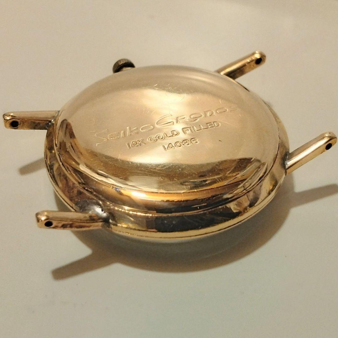 セイコー 機械式時計 Cronos 手巻き ゴールド 本体のみ