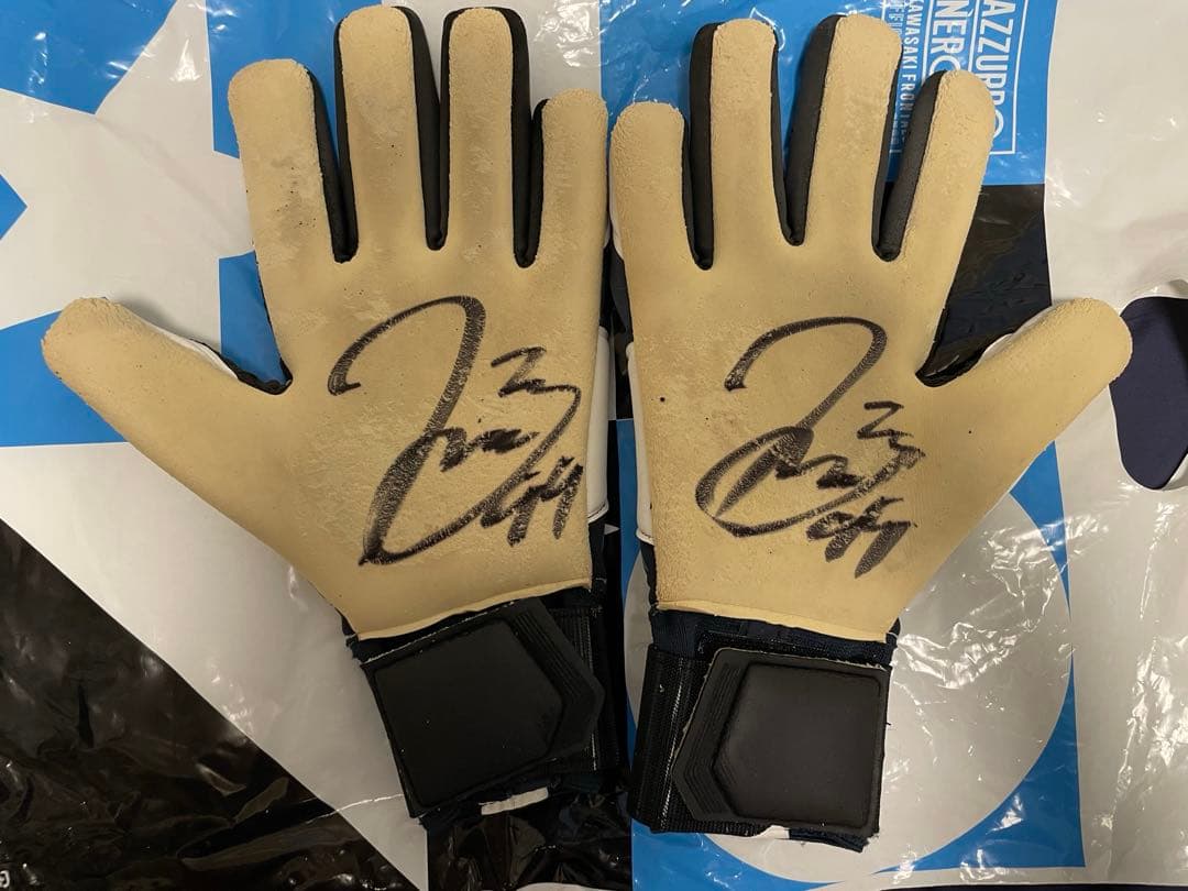 シ*ム様 上福元直人 サイン入りグローブ 2個セット