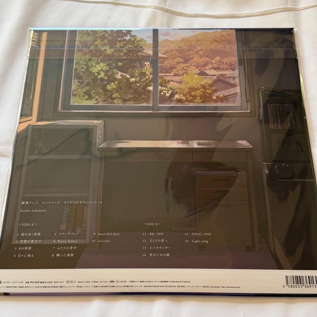 特典付　アナログレコード盤　ルックバック オリジナルサウンドトラック レコード