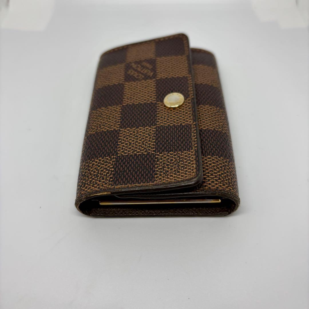 【良品】【ルイヴィトン】ダミエ ミュルティクレ6 6連キーケース キーホルダー