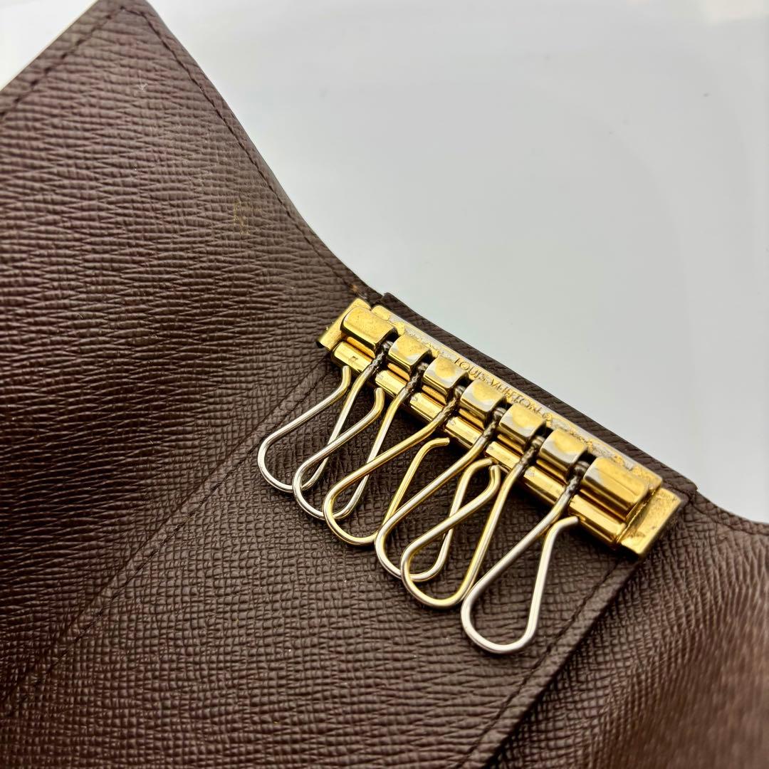 【良品】【ルイヴィトン】ダミエ ミュルティクレ6 6連キーケース キーホルダー