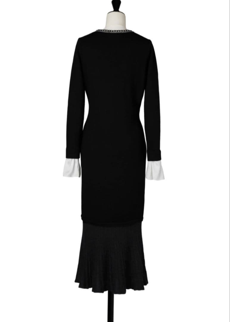 Her lip to Isaline Long Knit Dress 新品 M