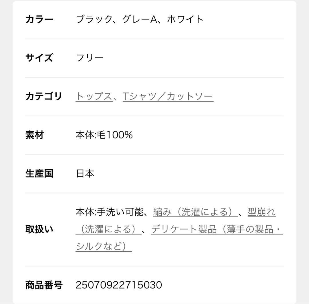 新品　Plage super100s Jersey boat/N プルオーバー