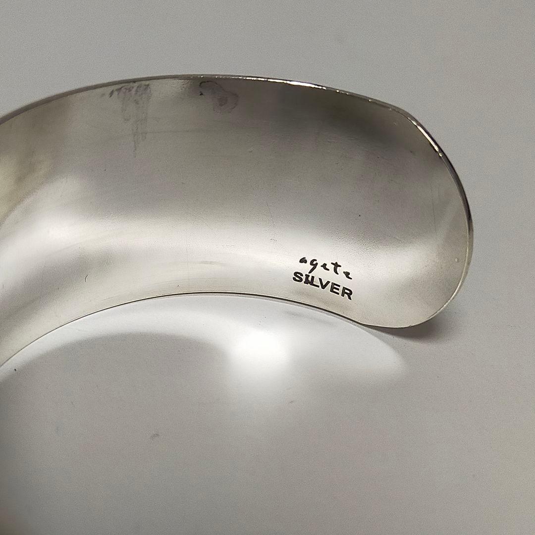 agete アガット ターコイズ バングル silver シルバー925