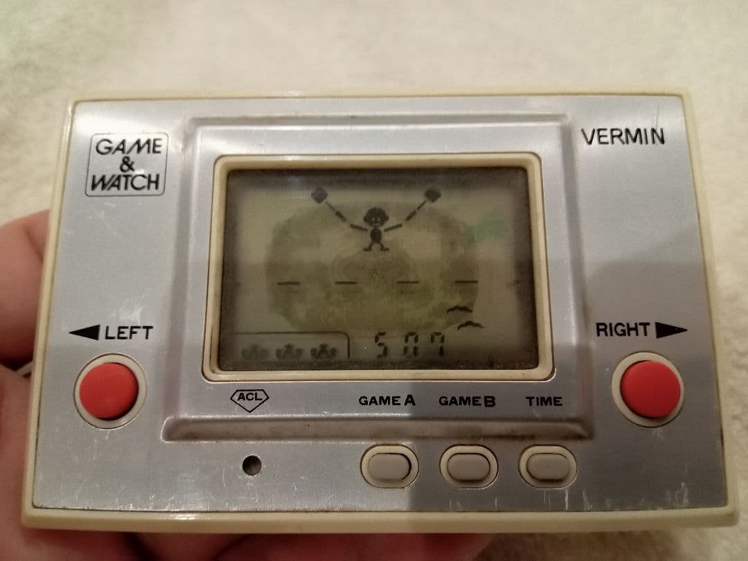 任天堂　ゲームウォッチ　バーミン