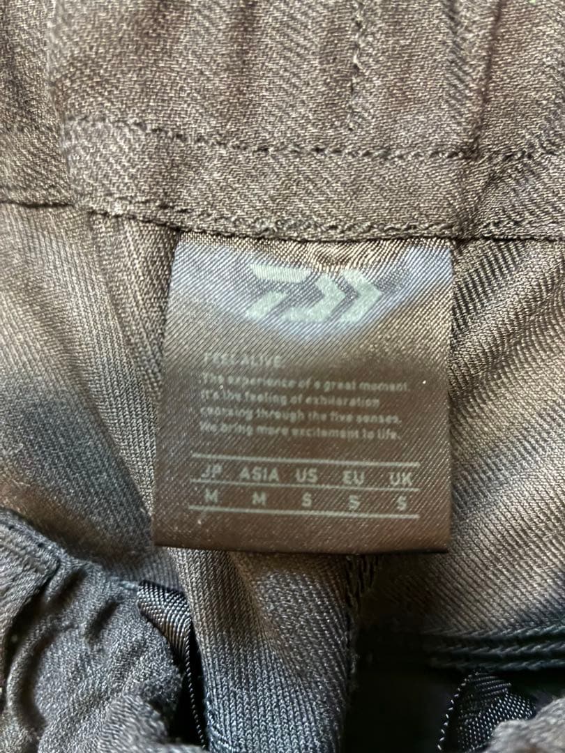 Daiwapier39ブラック Mサイズ ワークパンツ