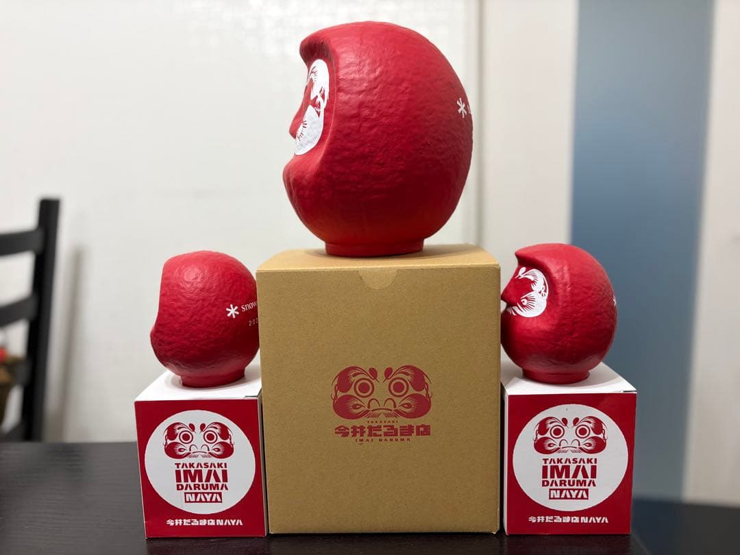 スノーピーク  peak 2025 雪峰だるまセット 大1個中2個