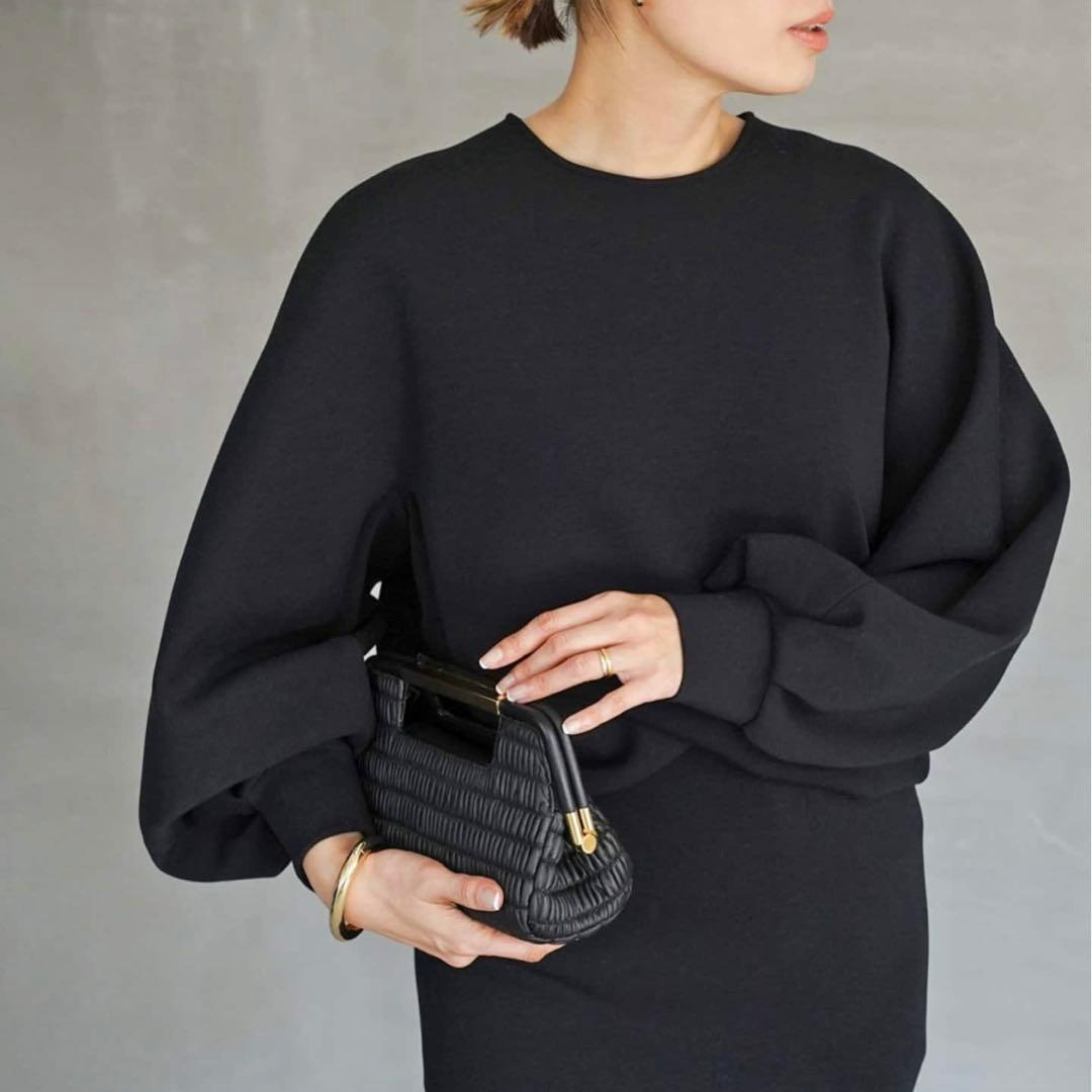 美品⭐️ ドゥーズィエムクラス dumble fit クルーネックプルオーバー　黒