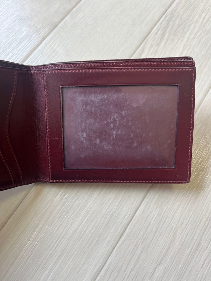 エルメス HERMES レザー 二つ折り 折財布 コンパクトウォレット ○L刻