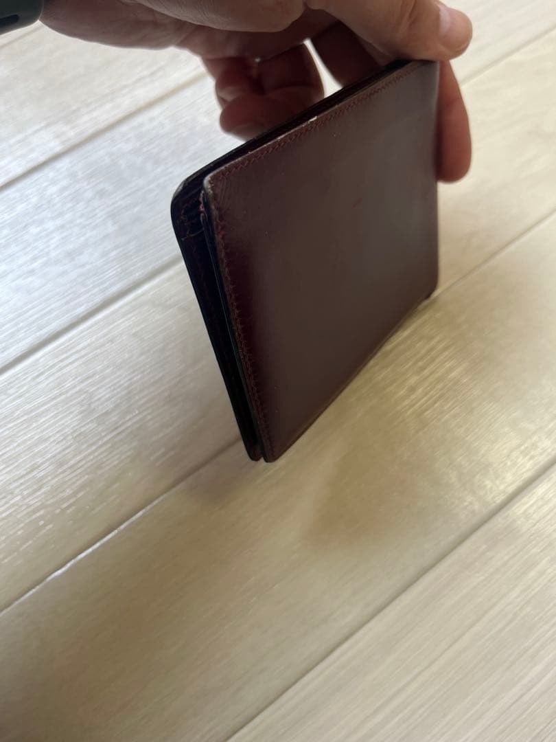 エルメス HERMES レザー 二つ折り 折財布 コンパクトウォレット ○L刻