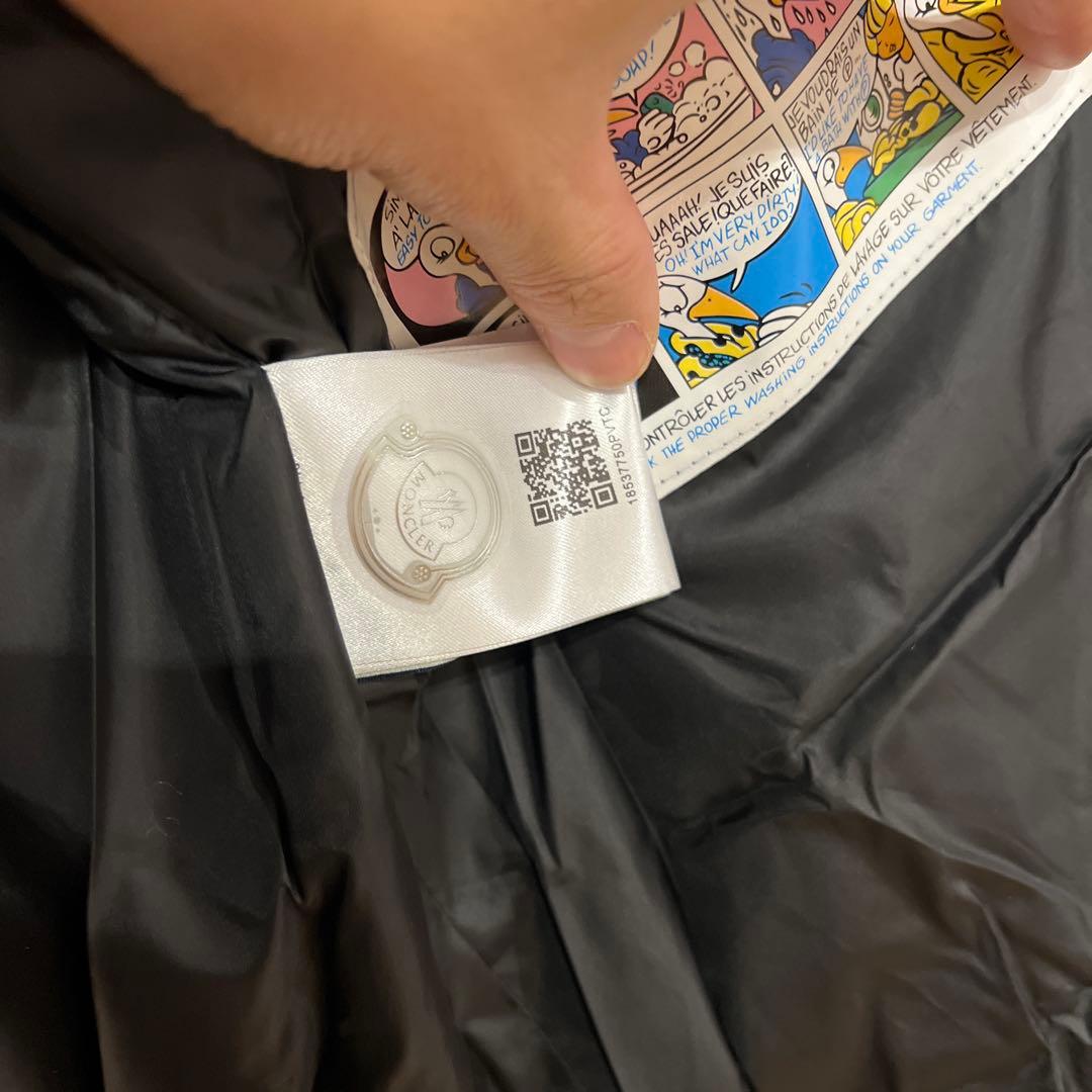 ネイビー ダウンコート フード付き