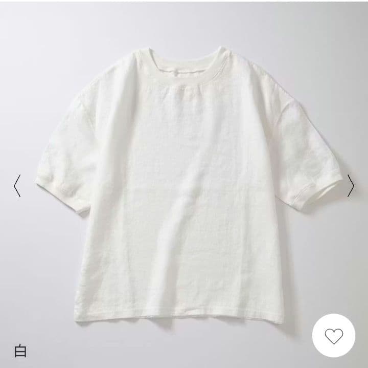 中川政七商店 麻布Tシャツ【白】