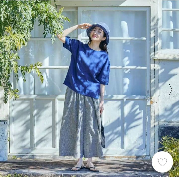 中川政七商店 麻布Tシャツ【白】