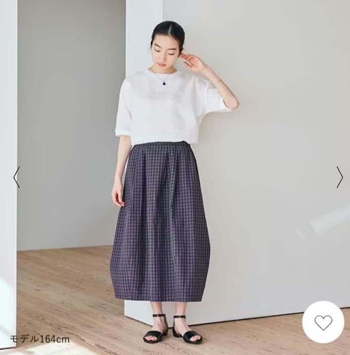 中川政七商店 麻布Tシャツ【白】