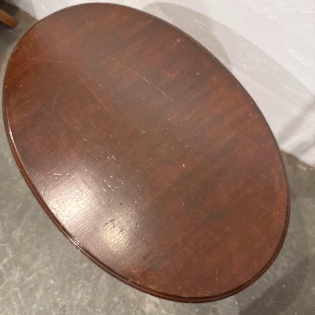 ykヴィンテージ　サイドテーブル　オーバルテーブル