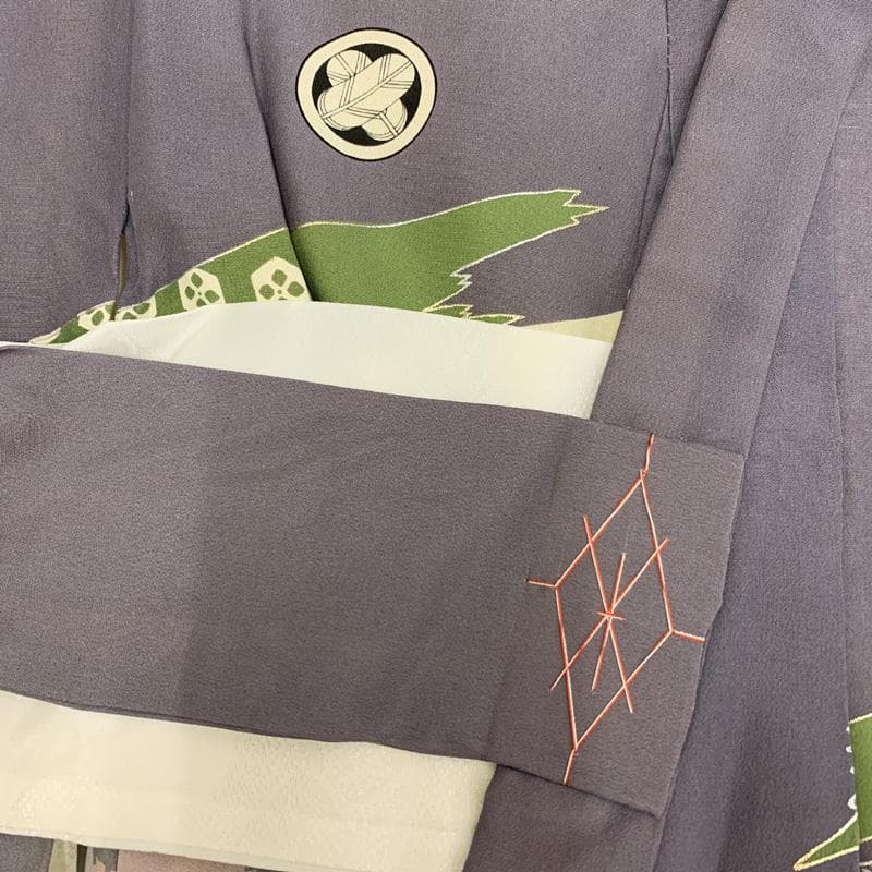 401ay27, 504ax54 □お宮参り掛け着 男児祝い着 長襦袢付□