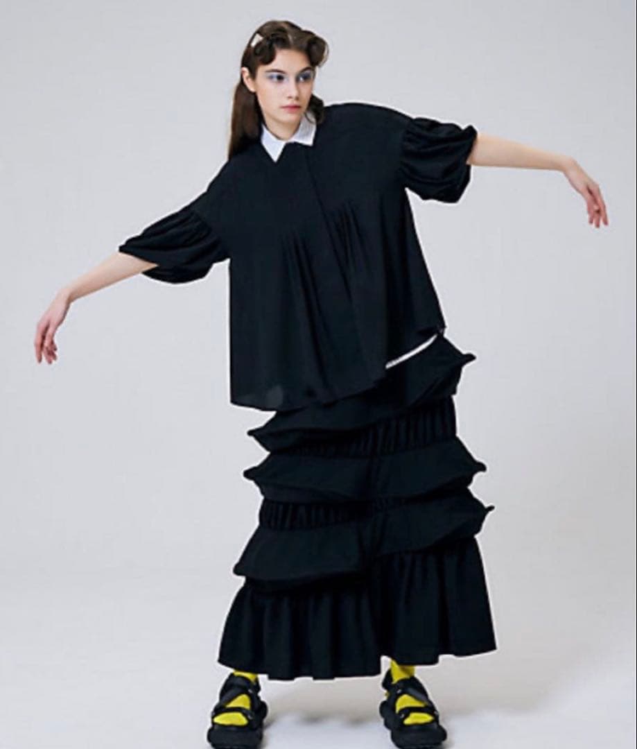 エンフォルド ENFOLD 2WAY A-LINE PULLOVER ブラウス