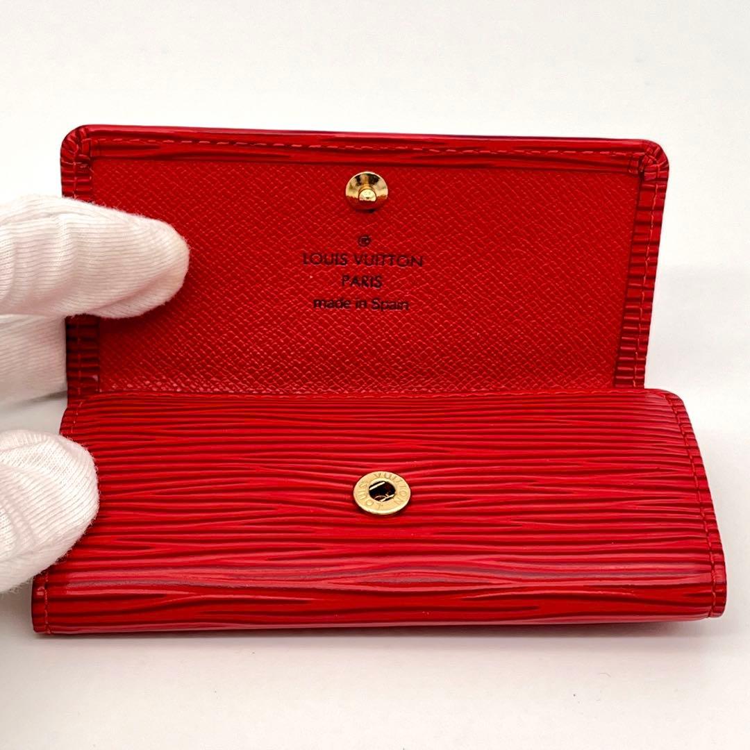 ★ルイ・ヴィトン★キーケース　4連キーケース　赤　大人　おしゃれ