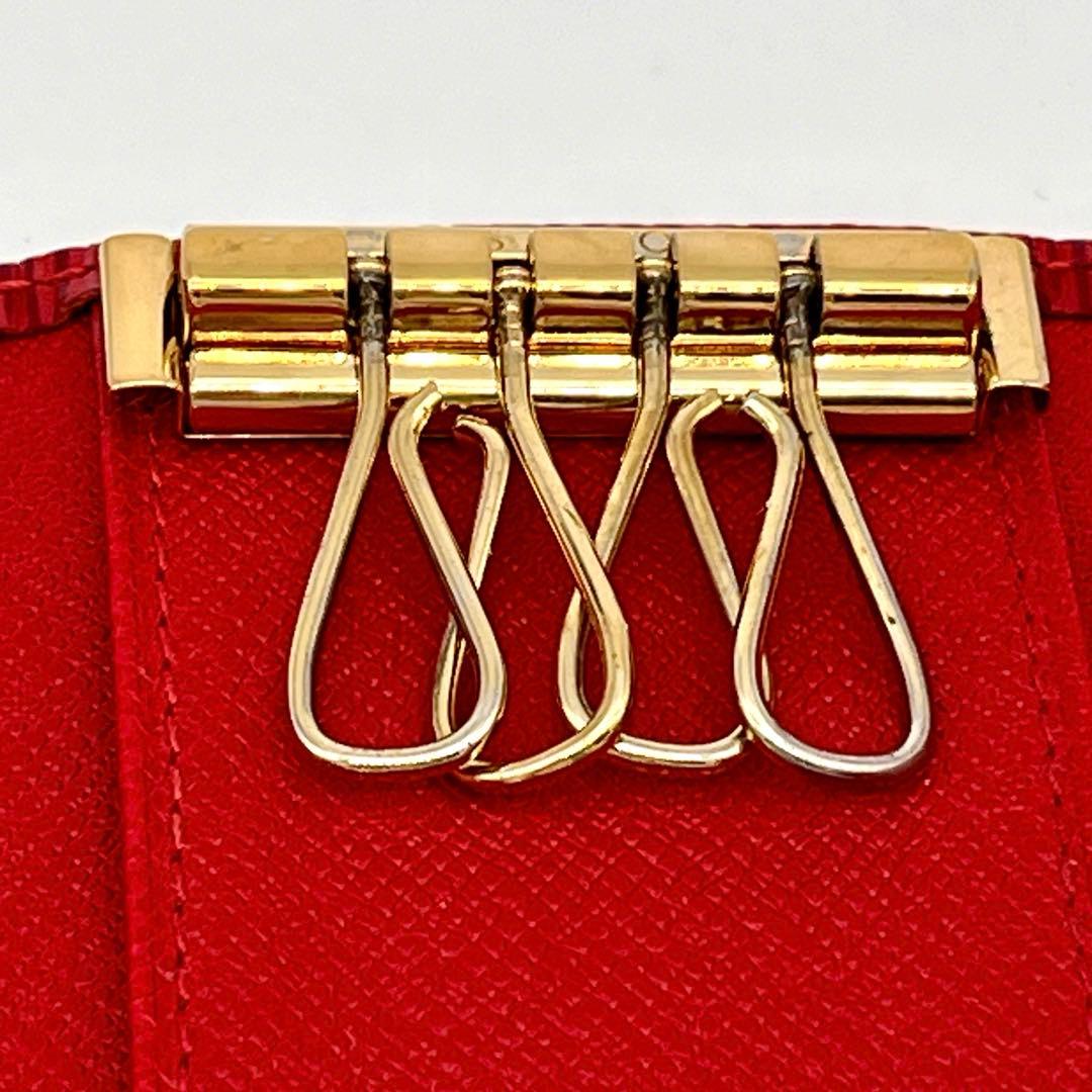 ★ルイ・ヴィトン★キーケース　4連キーケース　赤　大人　おしゃれ