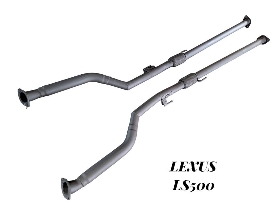 レクサスLS500 VXFA50中間ストレートマフラー！デュアル！