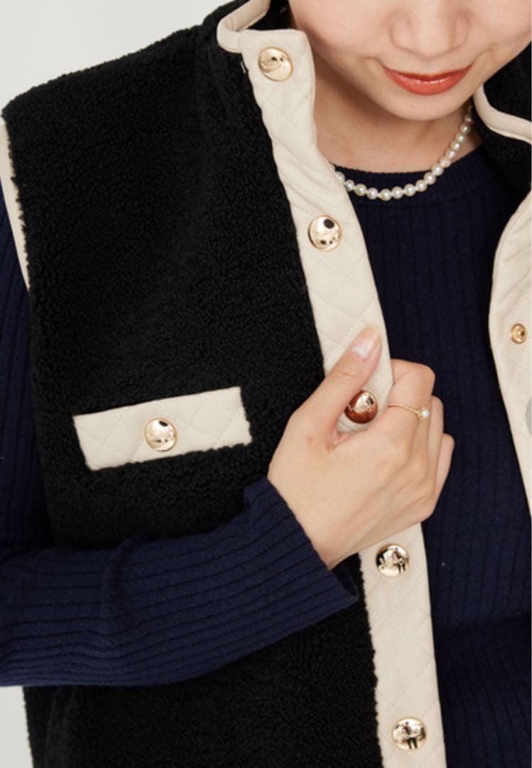 piyo　IENA/イエナ　WEILL/ヴェイユ Veste ボアベスト