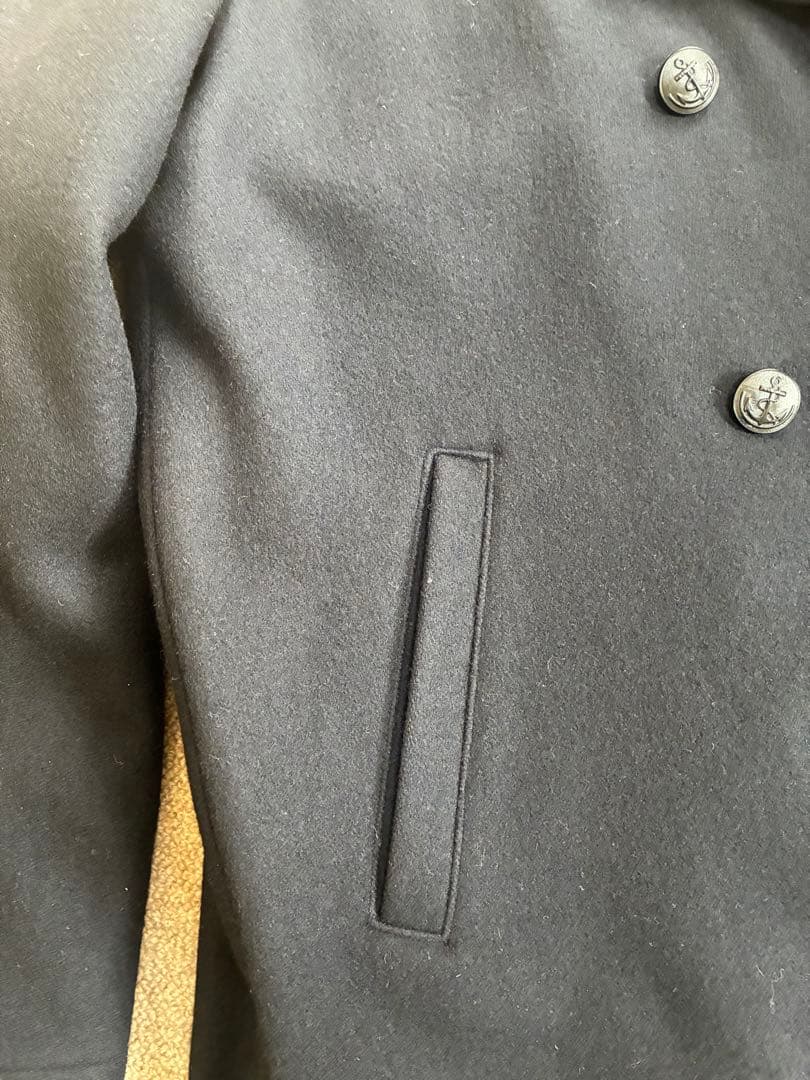 J.PRESS ジェイプレス　Pコート ネイビー　メンズ XL ピーコート