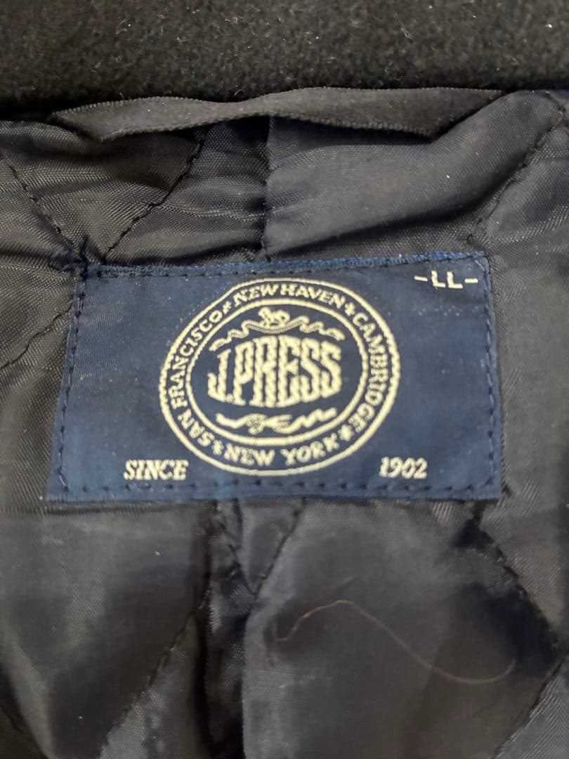 J.PRESS ジェイプレス　Pコート ネイビー　メンズ XL ピーコート