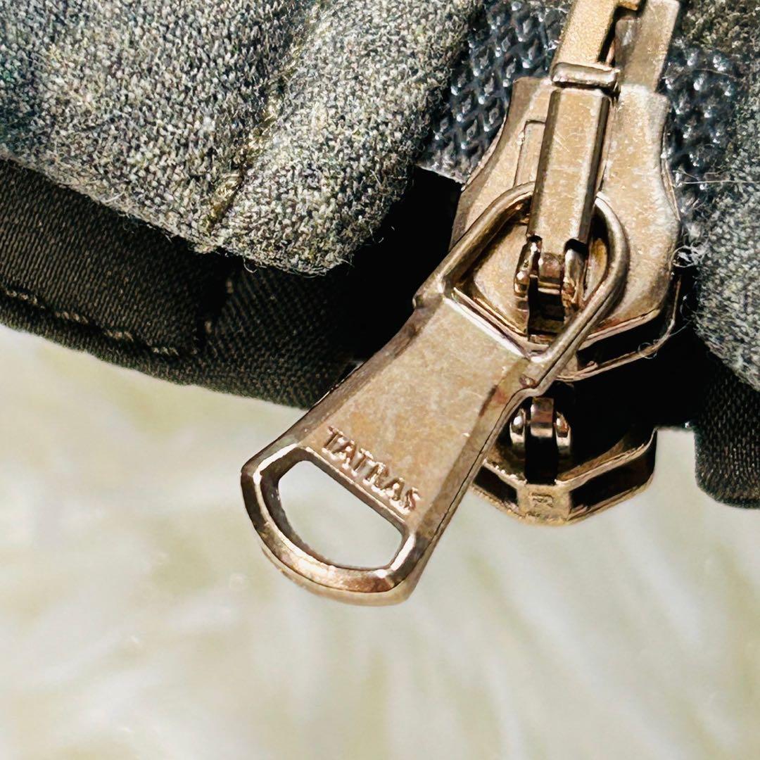 美品 TATRAS タトラス ダウンベスト カモフラ ウール シルク カーキ 1