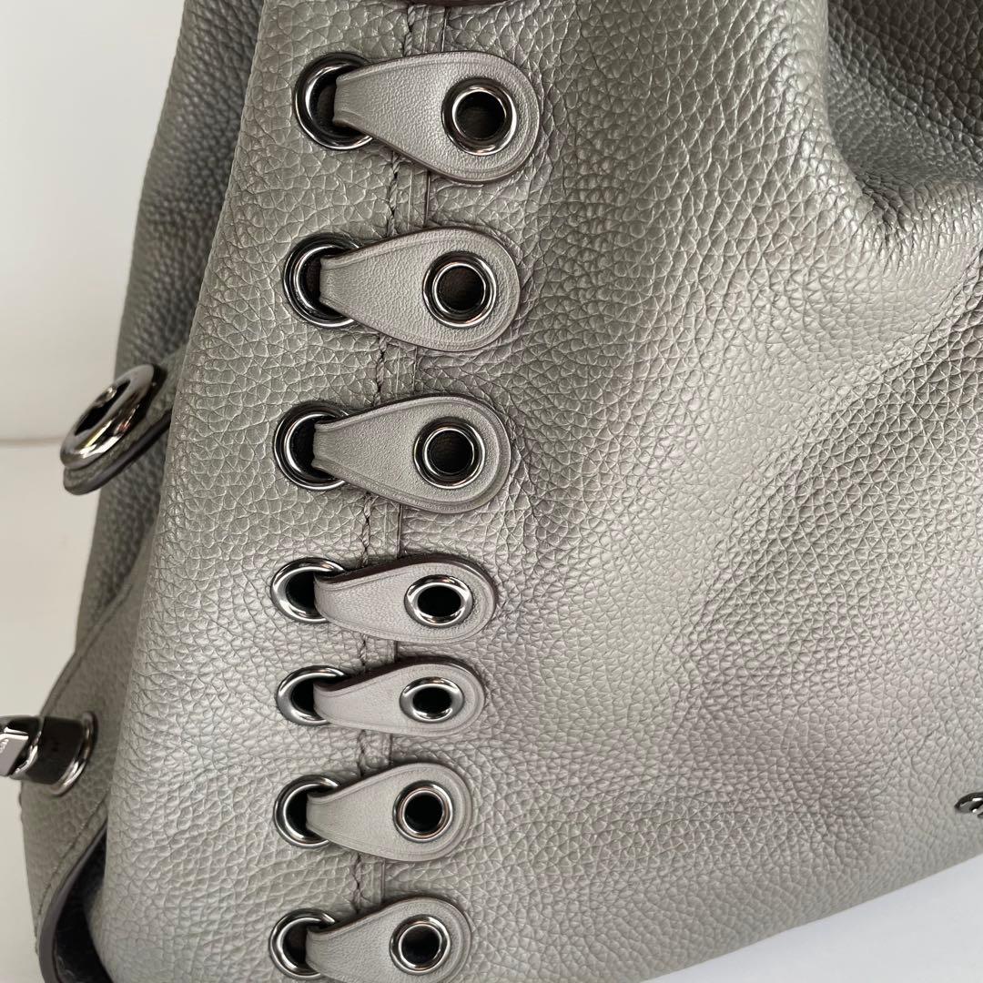 ✨未使用レベル✨　coach イーディー　トートバッグ　グレー　レザー