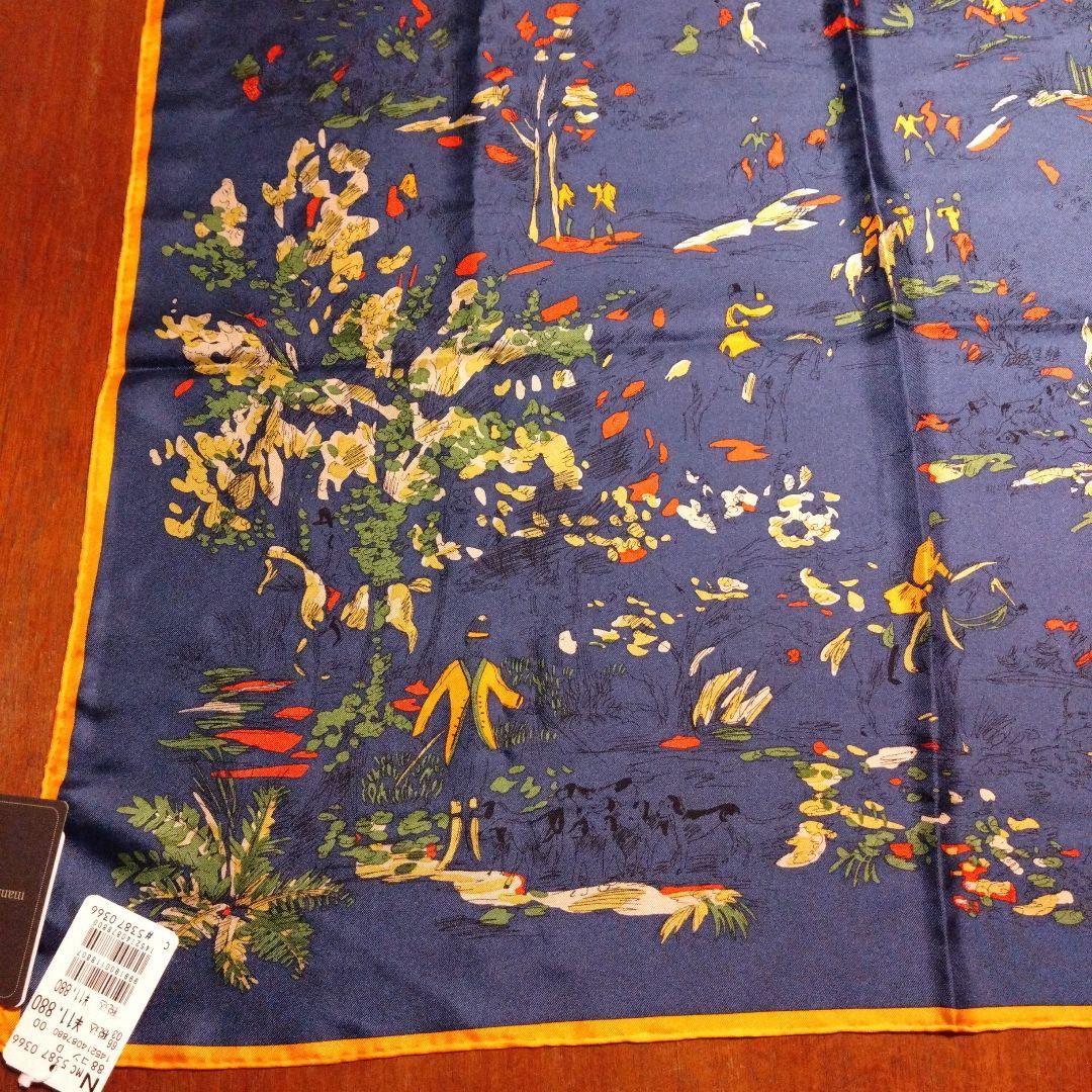 【新品未使用❗️❗️】manipuri　マニプリ　シルク　100%　スカーフ