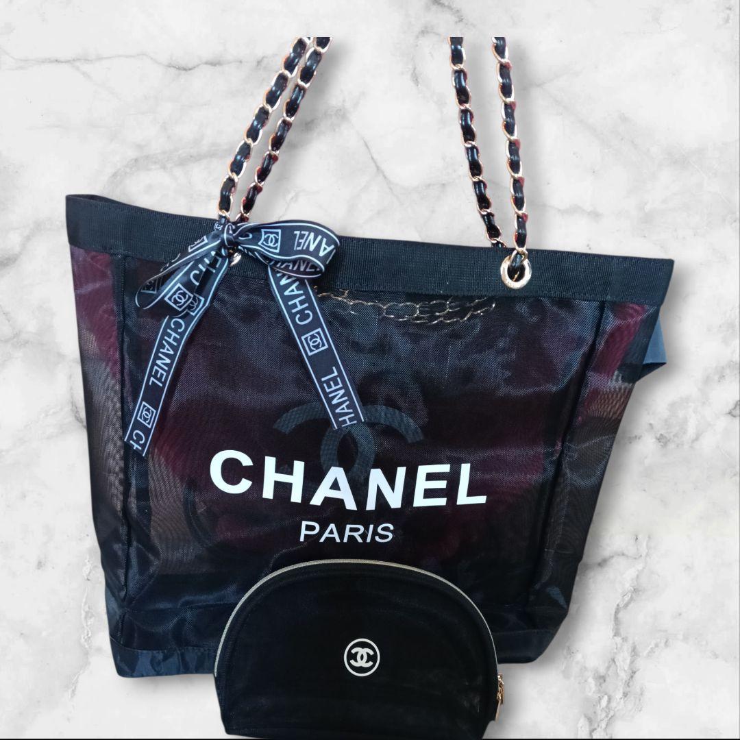 CHANEL 2in1 デザイン 大容量 トートバッグ