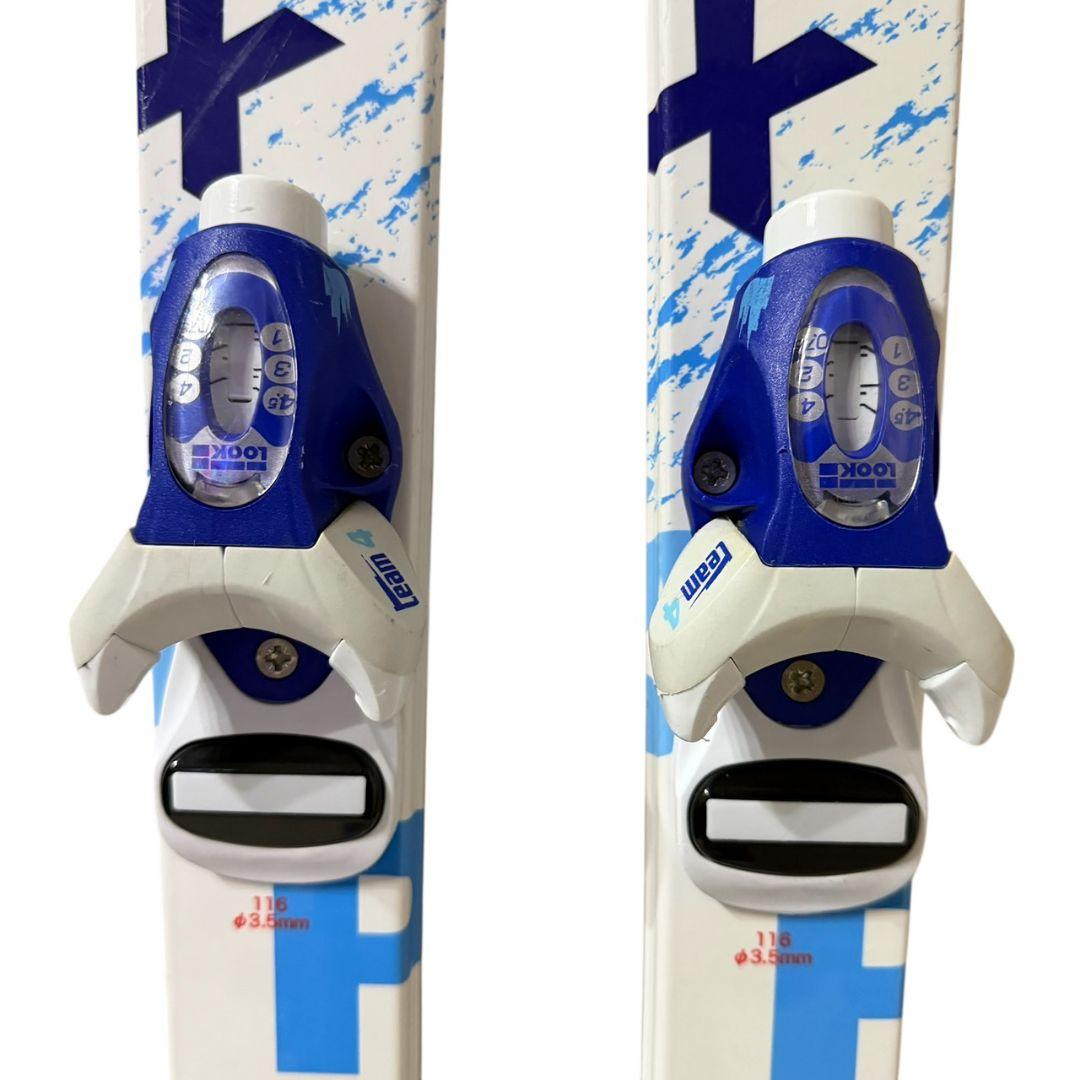 【KAZAMA】SPAX J スキー116cm　　ジュニア　ブルー