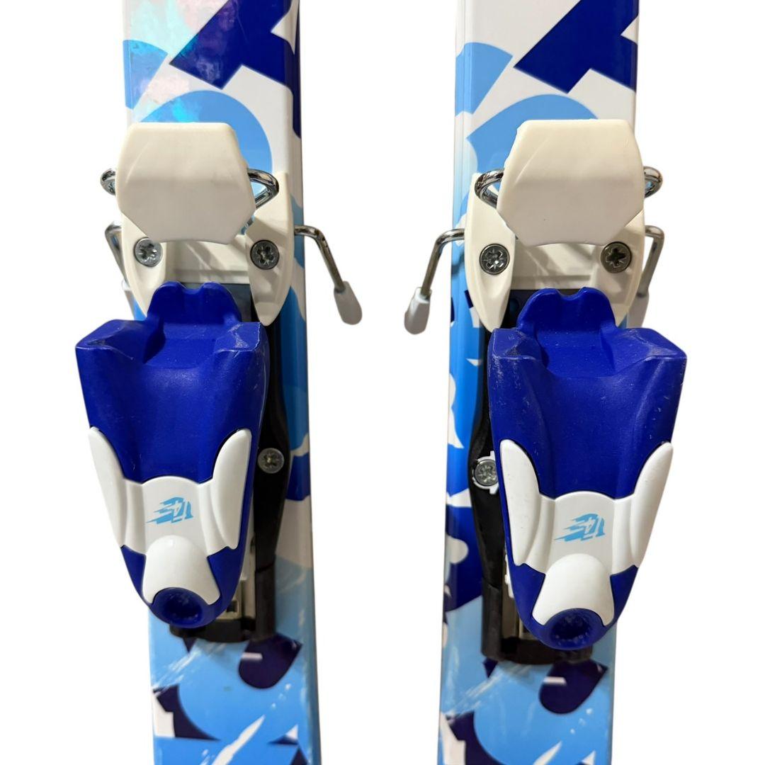 【KAZAMA】SPAX J スキー116cm　　ジュニア　ブルー