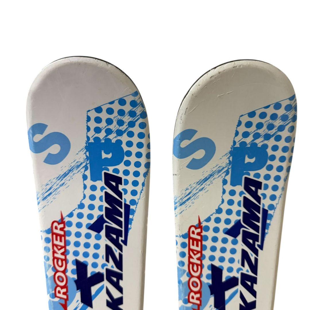 【KAZAMA】SPAX J スキー116cm　　ジュニア　ブルー