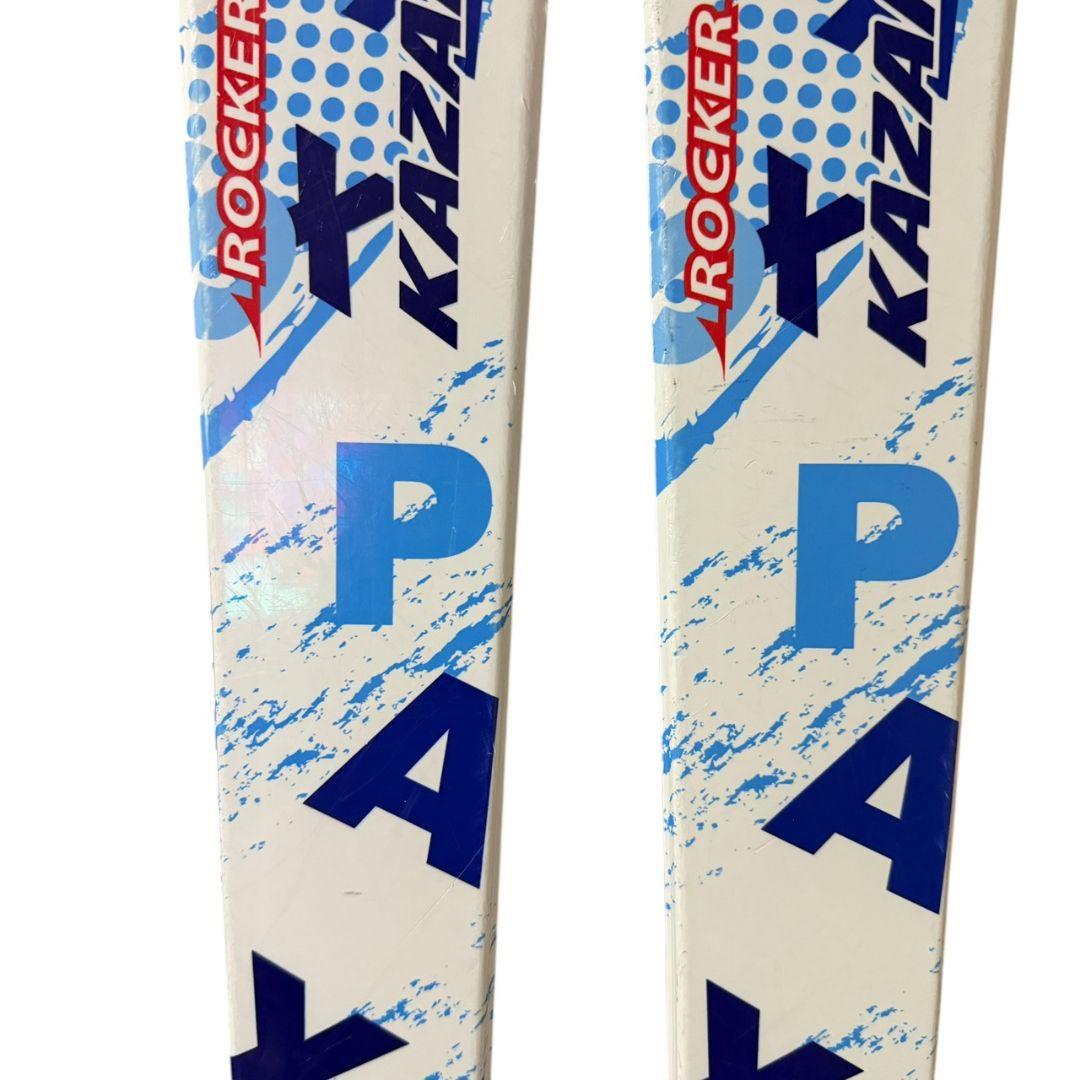 【KAZAMA】SPAX J スキー116cm　　ジュニア　ブルー