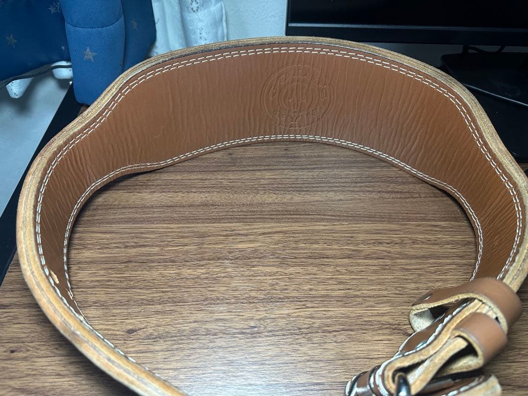 GOLD’S GYM プロレザーベルトM