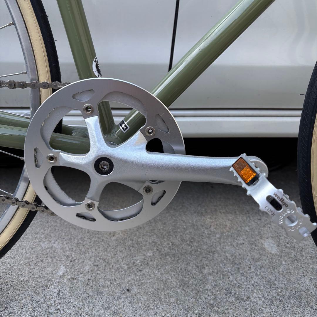 超美品 FUJI STROLL Smoky Khaki 52 ピストバイク