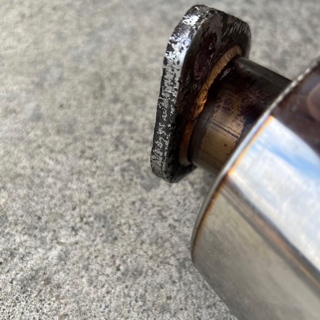 スズキ ジムニーJB23) ステンレス マフラーブルー　ノーマルバンパー用