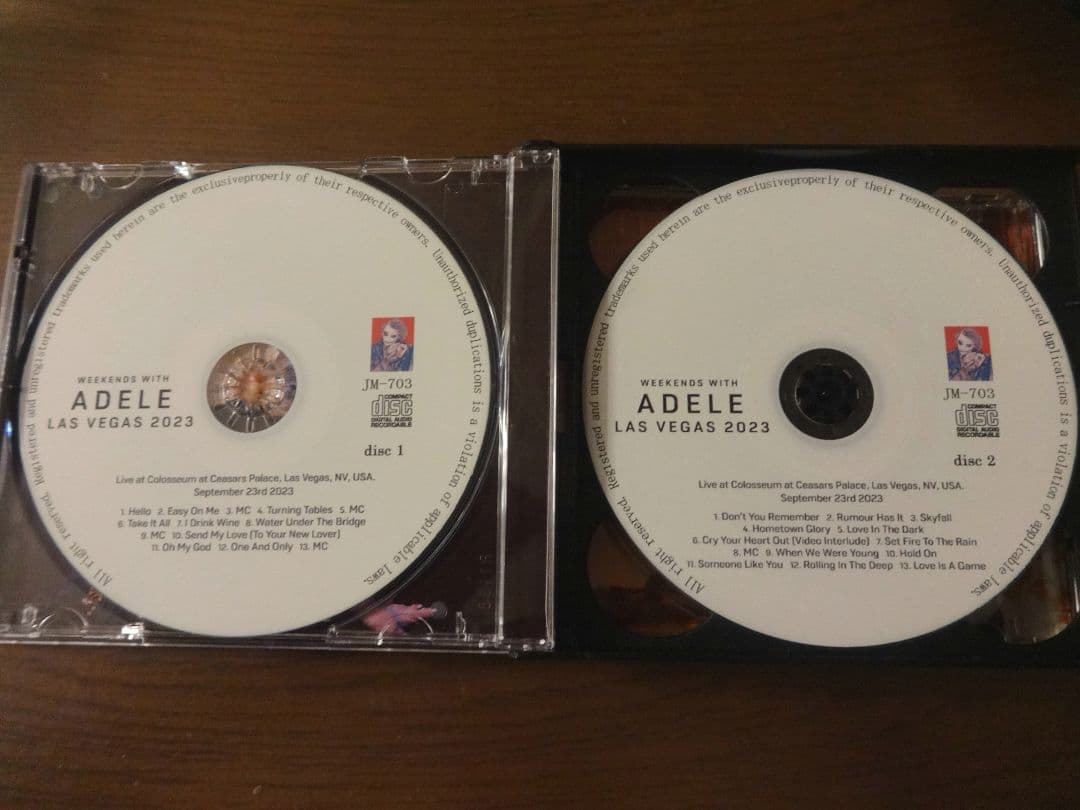 洋楽 WEEKENDS WITH ADELE LAS VEGAS SHOW 2CDs