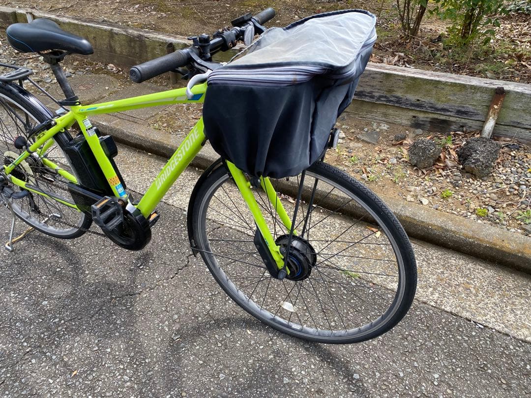 TB1Eブリヂストン電動アシスト自転車 前カゴ&荷台付　26インチ