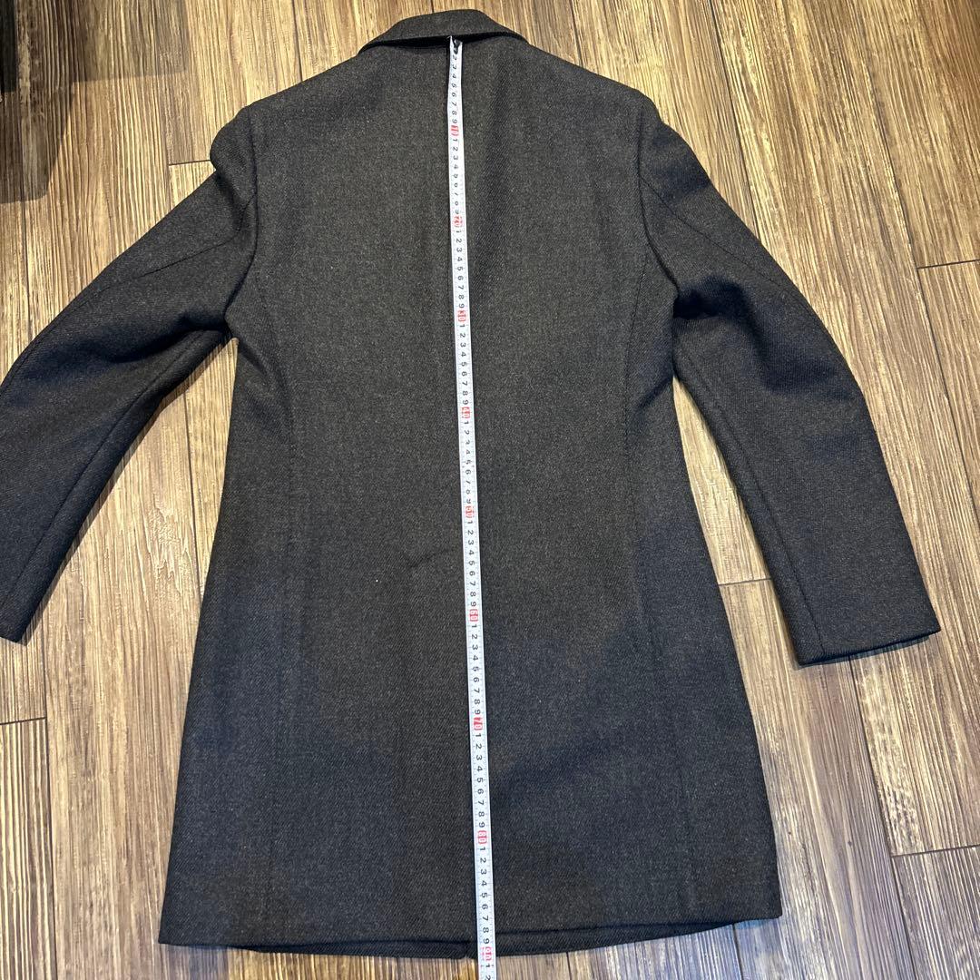 LARDINI チェスターコート ダークグレー 46