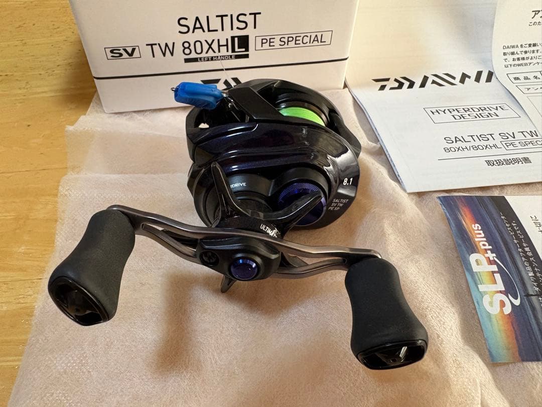 満*猫様 23 ダイワ SALTIST SV TW 80XHL PE SPECI