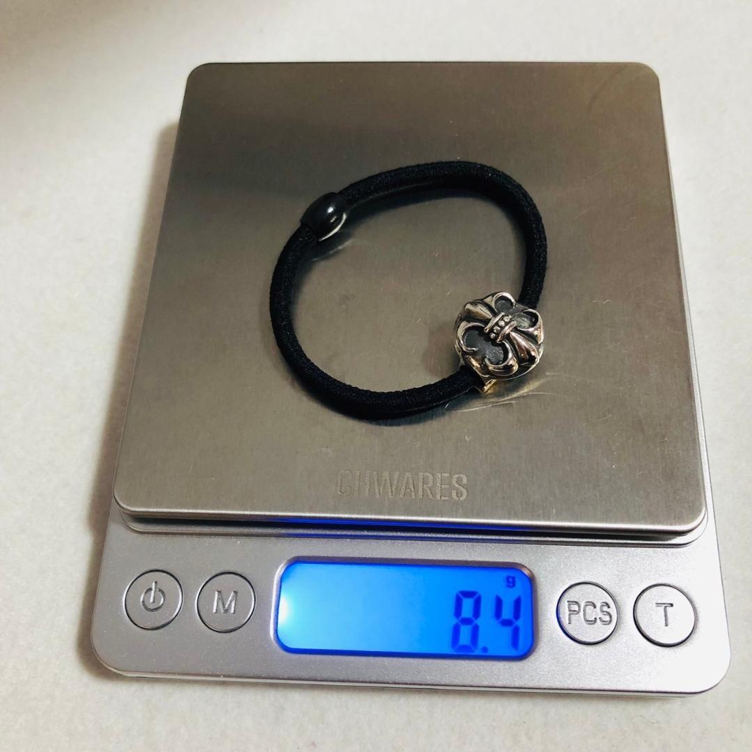 シルバー925 ヘアゴム　BSフレア　人気　新品　3-35